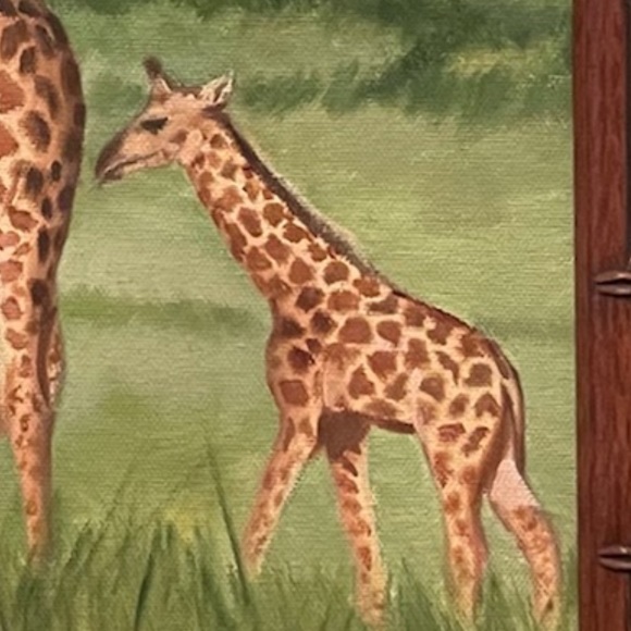 “Mother and Baby” Original Oil Painting - Picture 4 of 7